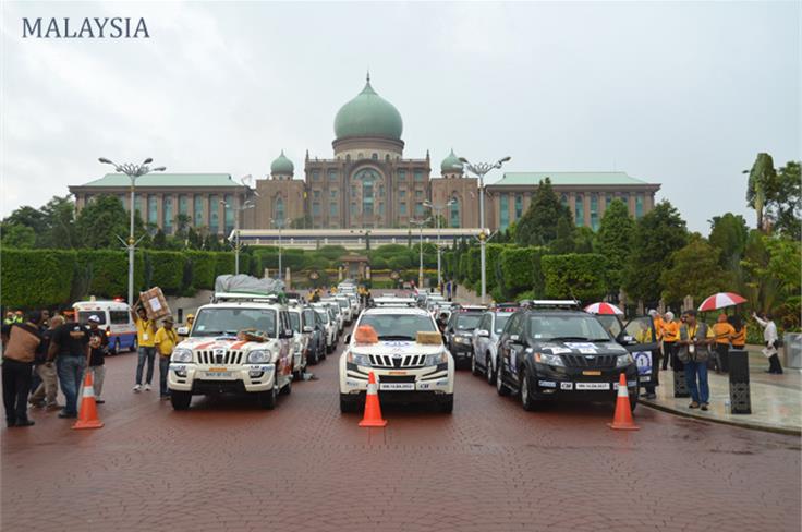 The ASEAN Car Rally makes a stop at the beautiful city of Puttrajaya in Indonesia